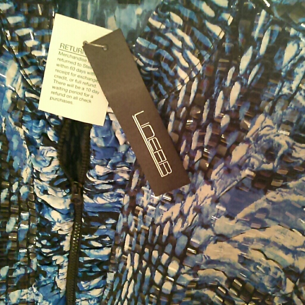 Blue python top/jacket NWT - Picture 2 of 4